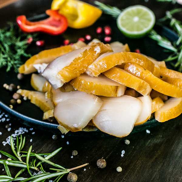 Филе масляной рыбы холодного копчения 