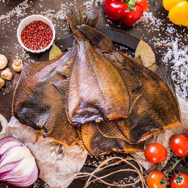 Камбала вяленая без головы