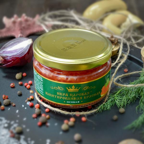Имитированная икра красная Царская  120 гр