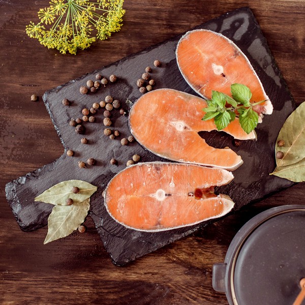 Стейк семги свежемороженый