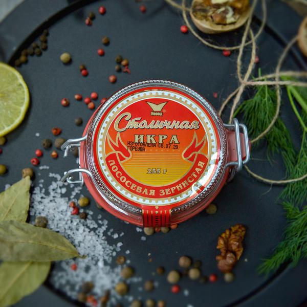 Икра «Столичная» лососевая 255гр