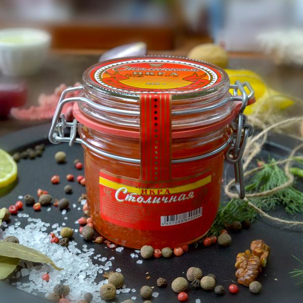 Икра «Столичная» лососевая 255гр